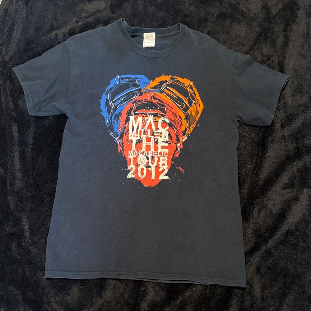 Mac Miller Rare Short Sleeve Tour Tee Black